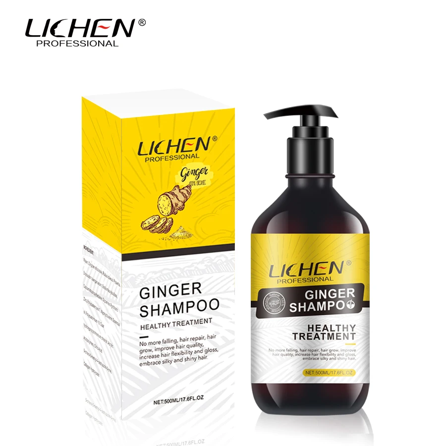 Professional Best Seller Ginger Shampoo Treatment Anti Hair Loss Softy