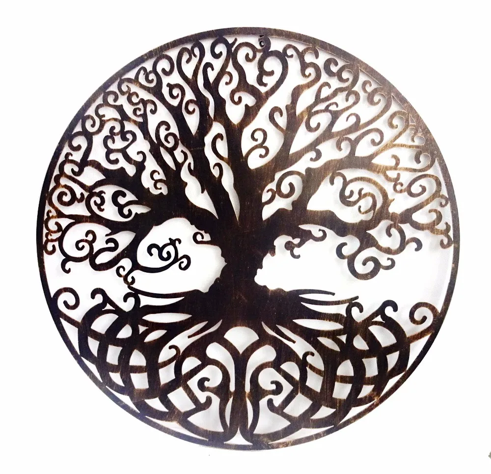 Laser Cut Metall Wand Baum Des Lebens Decor - Buy Metal Wall Tree Of ...