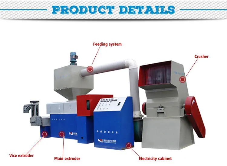 Union YZJ High efficiency foam granulator best seller reprocessed granules