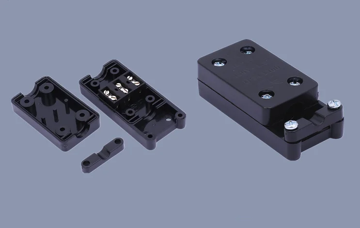 2针/3 针小型电气接线盒 ip54 户外防水接线盒