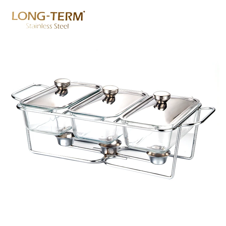 Economic Round or Oval Style Chafer Best selling warmer set Custom`s LOGO