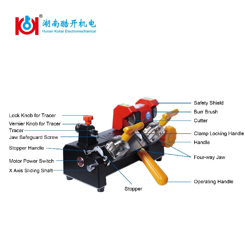 Kukai Promotion New Manual Key Duplicator Secm10 Key Cutting Machine