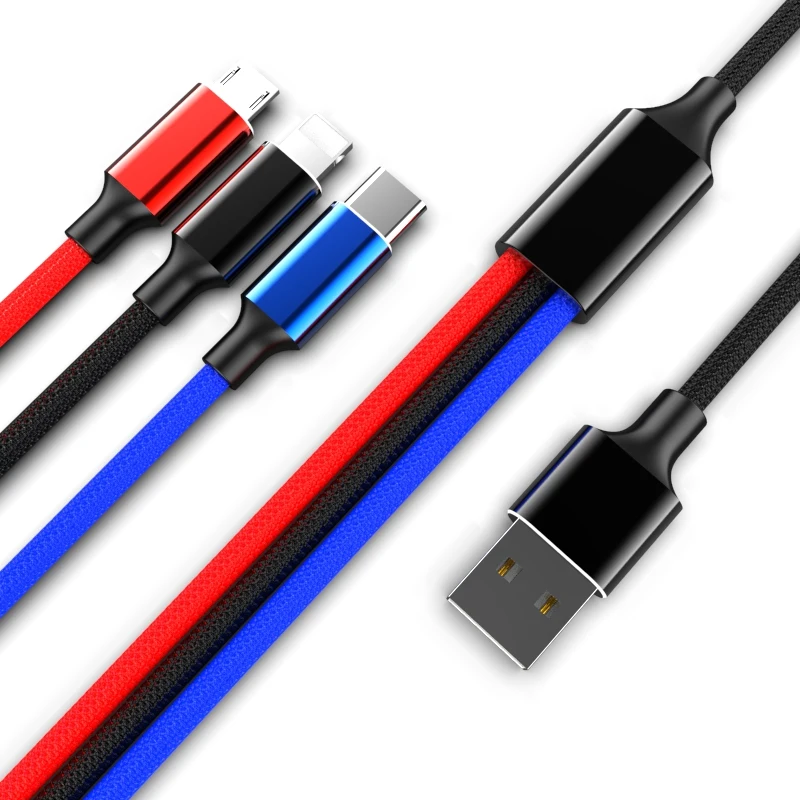3 In1 Universal Usb Charging Cable Universal Multipurpose 3 In1 Usb