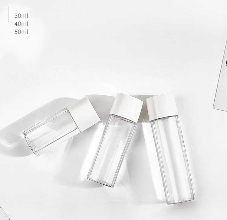 30ml Screw Cap Travel Set Mini Clear Plastic Bottle With Stoppers Buy