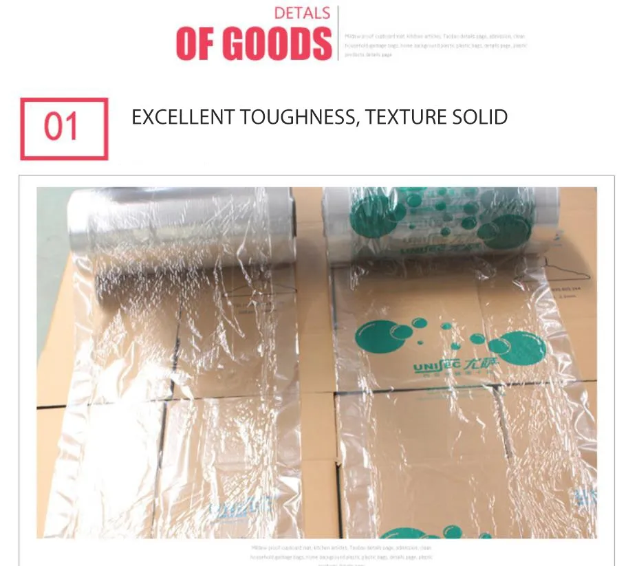 Disposable Clear Pe Laundry Suit Garment Packaging Dry Cleaning Cover