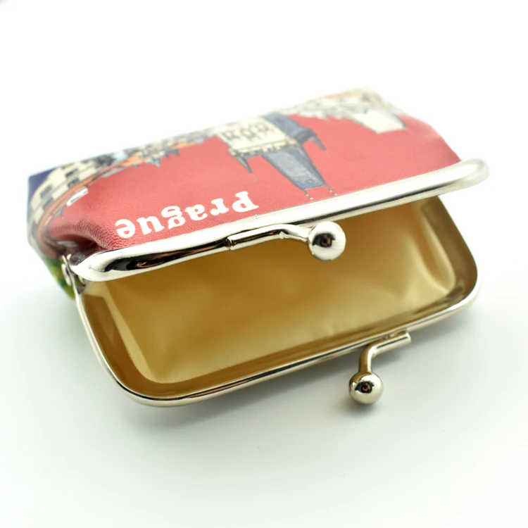 Manufacturer wholesale custom PU leather souvenir coin purse