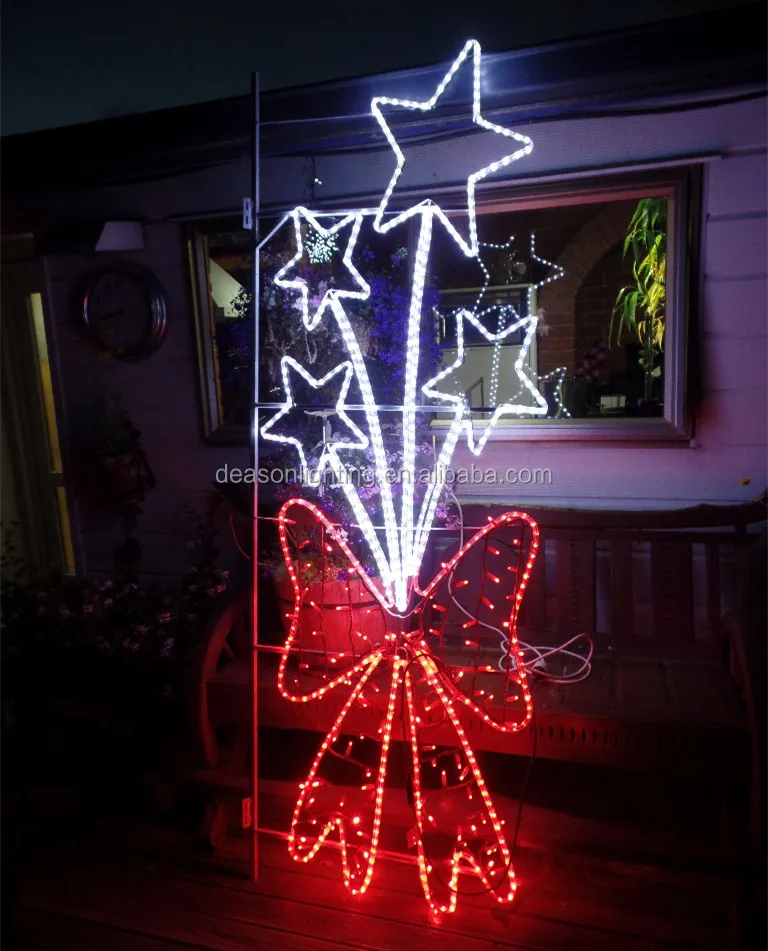 Led Decoration Pole Motif Light Christmas Street Buy Outdoor