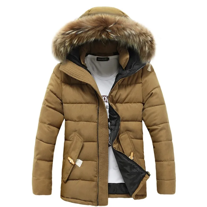 down jacket real fur hood