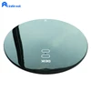 IMD IML graphic full form decor moulding plastic inject round circle ellipse oval shape frosted cover panel plate enclosure pad
