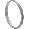 Custom Facets Tungsten Carbide Ring Educated Iron Signet Ring