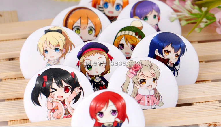 2019 Vograce Cheap Custom Anime Cartoon Button Badge Manufacturer