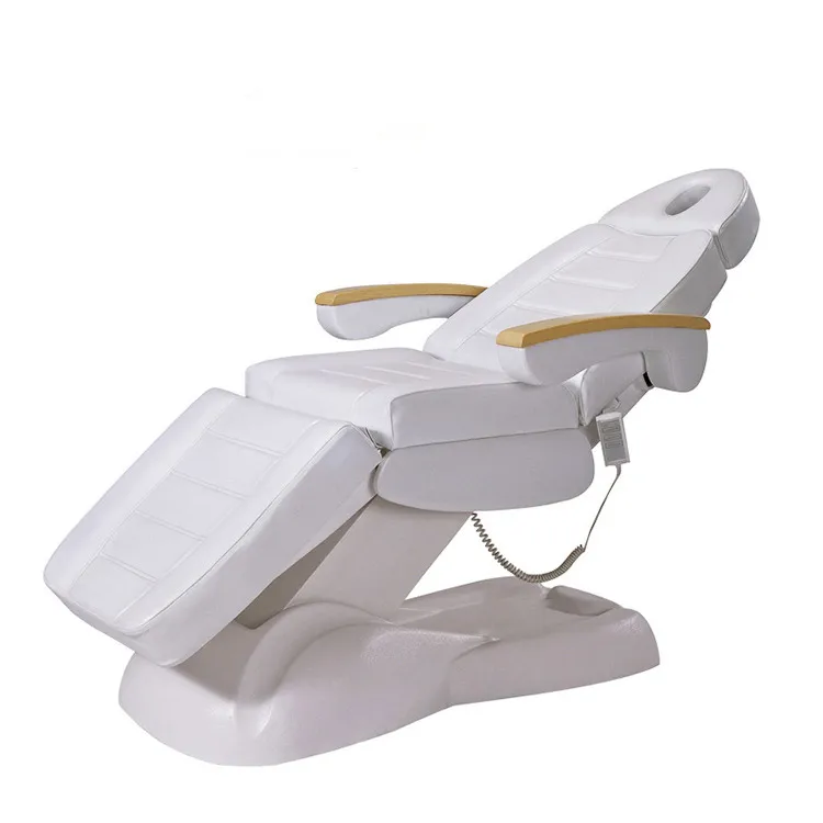 WCM-MB013 Commercial furniture Salon SPA bed rotating electric massage bed facial synthetic leather treatment bed