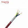 Cotton covered fabric braided wire twisted lighting cable