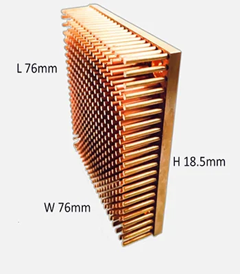 copper fin china sink heat heatsink