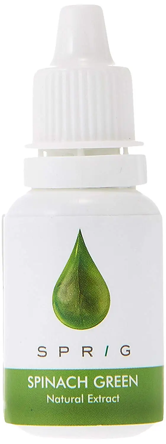 Sprig Natural Extracts for Colouring Food and Beverage, Spinach Green, 15ml