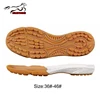Mustang elegant shape shoe soles recycled rubber outsole 100% tpr