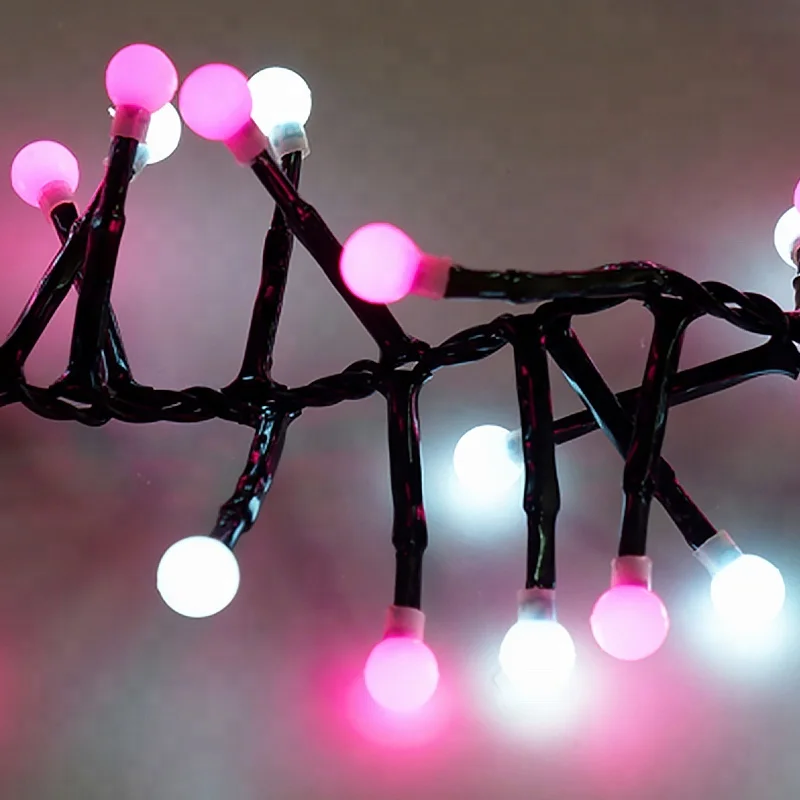 Outdoor Decorative Mini Ball Led Cluster Christmas Lights Buy Cluster