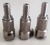 1/4" barb metal push to connect fittings