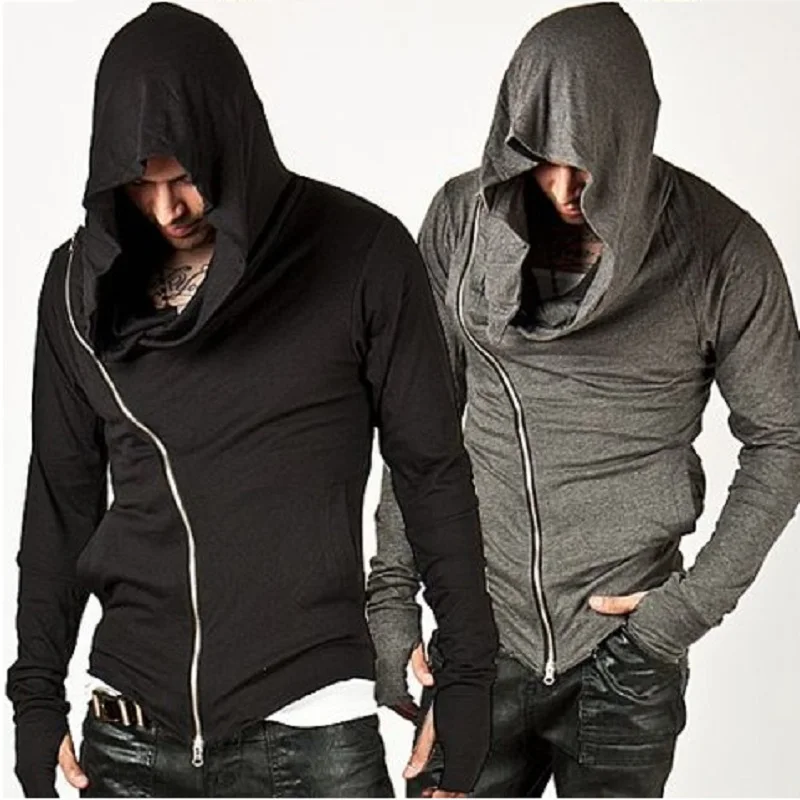 Fashion assassins creed Hooded Men Hoodies Male Causal Sportswear Outdoor Sports Outerwear Tracksuit Sweatshirt US Size