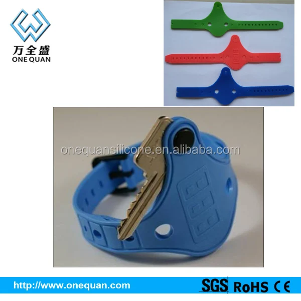 Silicone Bracelet Multiple Key Holder Design Silicone Bracelet Multiple Key Holder Design