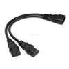 10A 250V IEC 320 C14 Male Plug to Dual C13 Female Connector Computer Y Type Splitter Power Cord