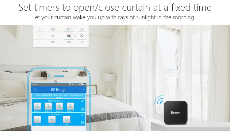Sonoff RF Brigde WiFi 433Mhz Wireless Signal 8