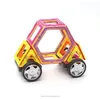 32PCS/set Magnetic Tiles with Wheels, Educational Building Construction Stacking Toys Set