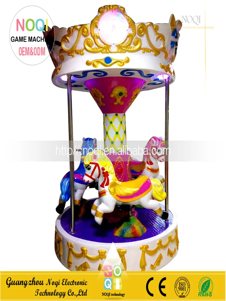 Luxury Fairground Rides Delux 6 Players Mini Carousel Cheap Carousel
