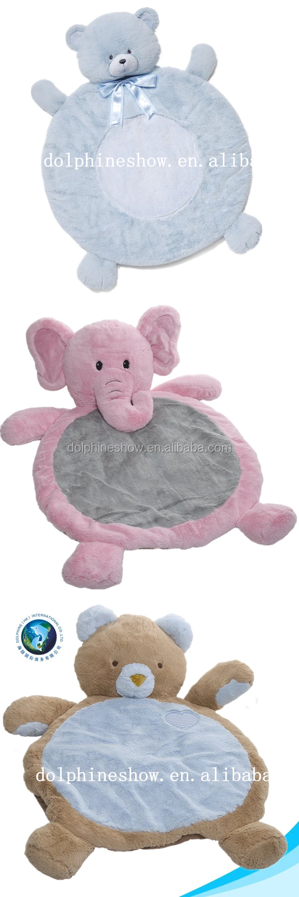 pink elephant play mat