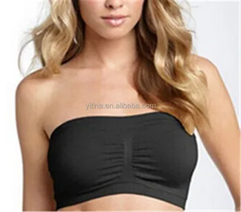 seamless crop top bra