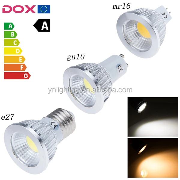 Wholesale Price Ce&RoHS 220V 12V Mr16 3W 5W 7W 10W GU10 COB / SMD LED Spotlight Lamp