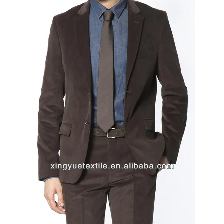 velour mens suit
