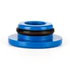 Custom molded snap in plastic grommet rubber button switch