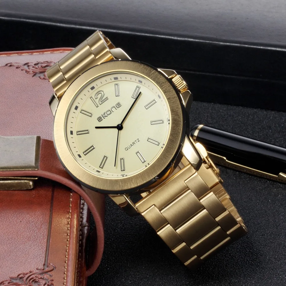 2018 skone new arrival style watch hot selling rose gold mens