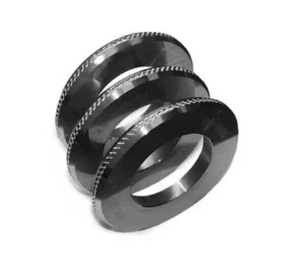 YG15 tungsten carbide roller used in wire drawing and ribbing machines