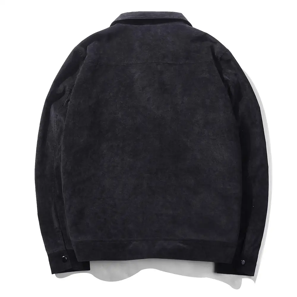 Cropped Top Hoodie Male Coat Men's Black Warm Fashion