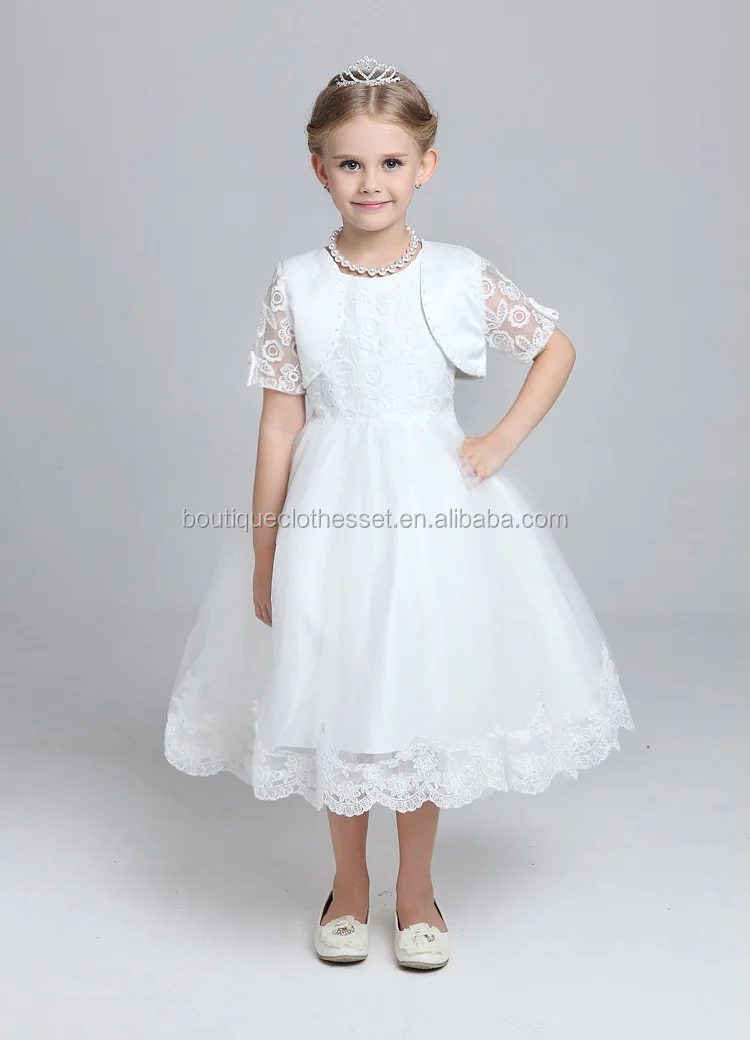 white wedding dress for kids