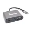 49.4*68.8*19.45mm Type C To Usb Hub Solve The Problem Of Notebook Cardless Card Reading