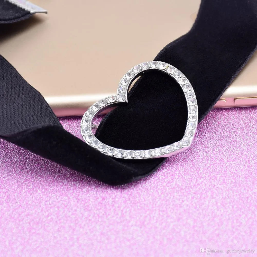 New Chokers Necklaces For Women Fashion Black Ribbon Collars Necklaces