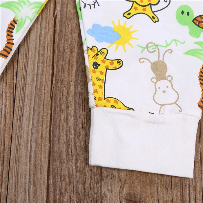 Giraffe print baby romper clothing,cotton baby clothes set ,baby romper for baby