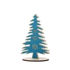 Explosion models hot Christmas decorations diy wooden Christmas tree, creative desktop red Christmas tree ornaments