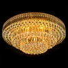 Energy Saving Light source and Modern Gold Crystal Flush Mount Ceiling Lamp For Home Table Top