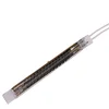 Golden plated carbon IR emitter quartz heating elements twin tube infrared lamps