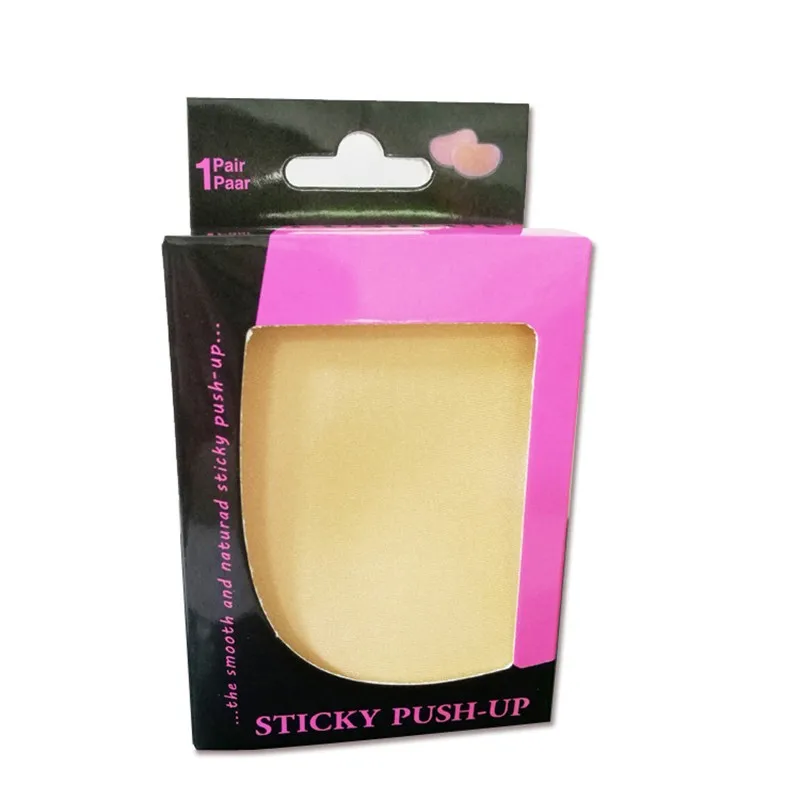Silicone Self Adhesive Bra Pad Heart Padding Magic Bra Insert Pads Push