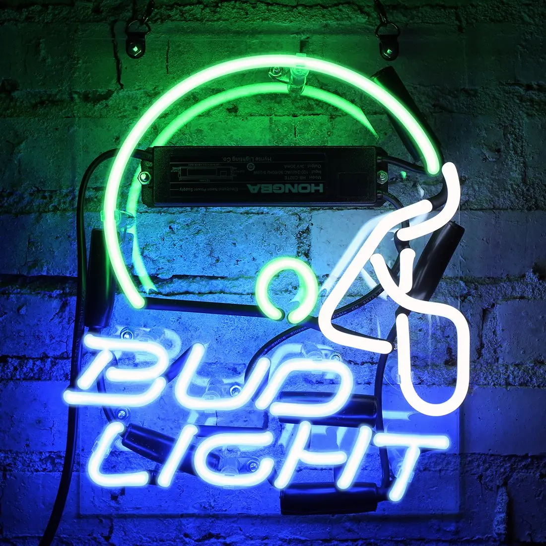 New Bud Light Lime Neon Sign Home Decor Bar Pub Gift 20/"x16/" Real Glass