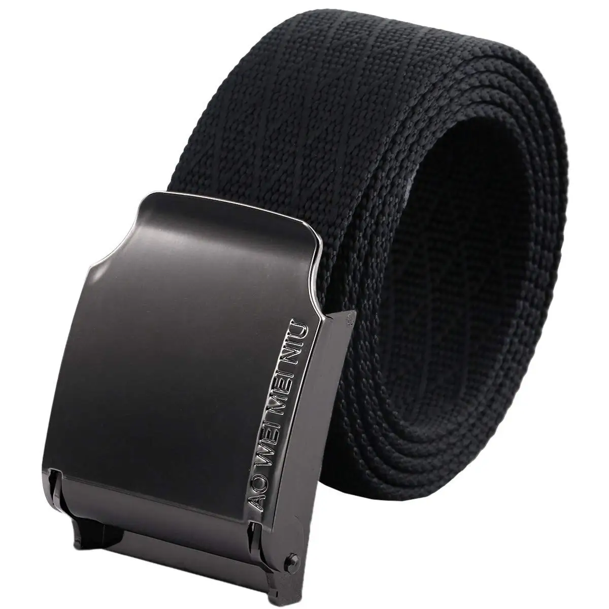 Buy moonsix Nylon Web Belts for Men,Solid Color Military Style 1.5 ...