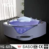 luxury acrylic corner adult massage bath tub