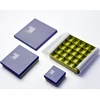 4 count chocolate truffle paper packaging sweet/candy boxes with grease-proof paper