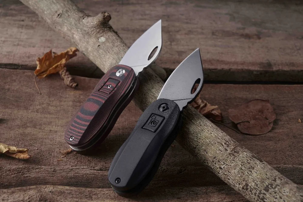 Led Light Pocket Knife Usb Charge Camping Knife Outdoor Folding Knife