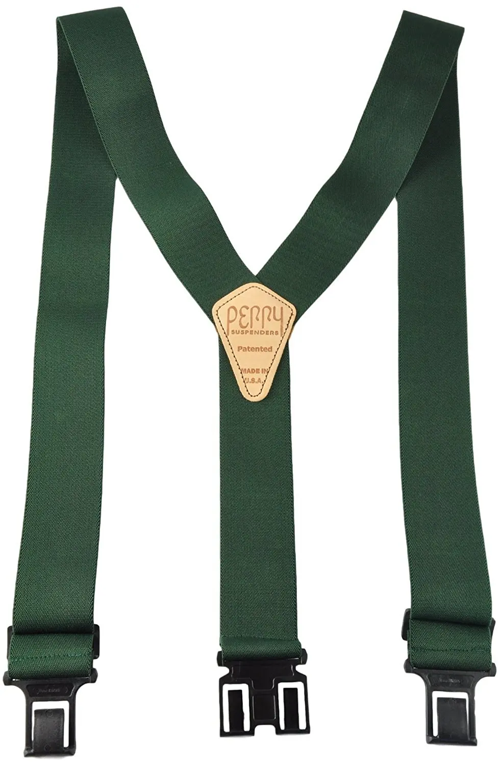 Perry Products SN200 Men's Clip-On 2-in Suspenders(Tall, Hunter)